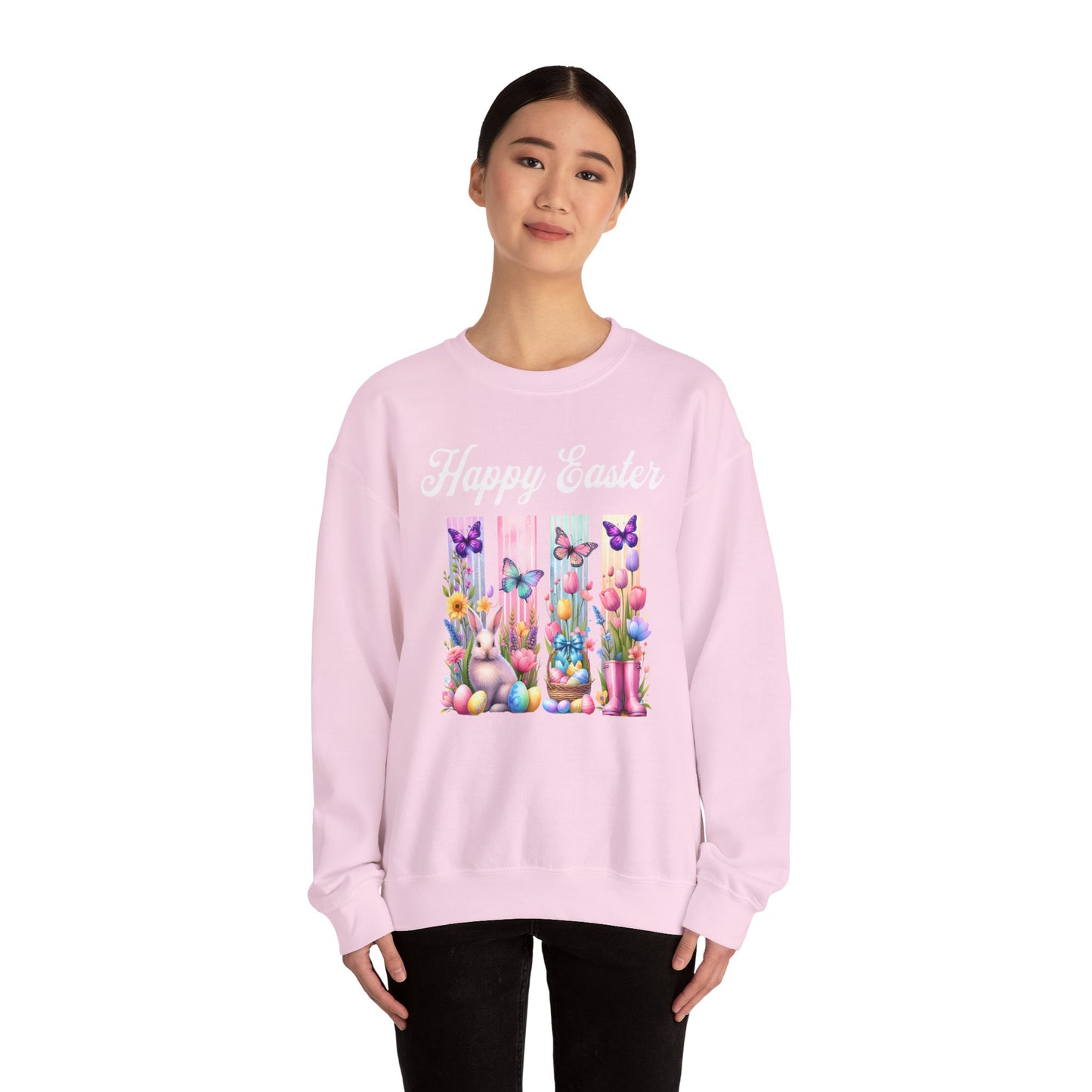 Easter Sweatshirt, Spring Sweatshirt, Bunny Sweatshirt, Spring sweater, Gifts for Her, Easter Celebrations, Spring Fashion, Matching family shirt