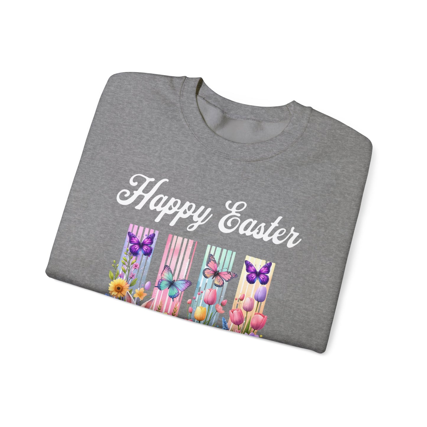 Easter Sweatshirt, Spring Sweatshirt, Bunny Sweatshirt, Spring sweater, Gifts for Her, Easter Celebrations, Spring Fashion, Matching family shirt