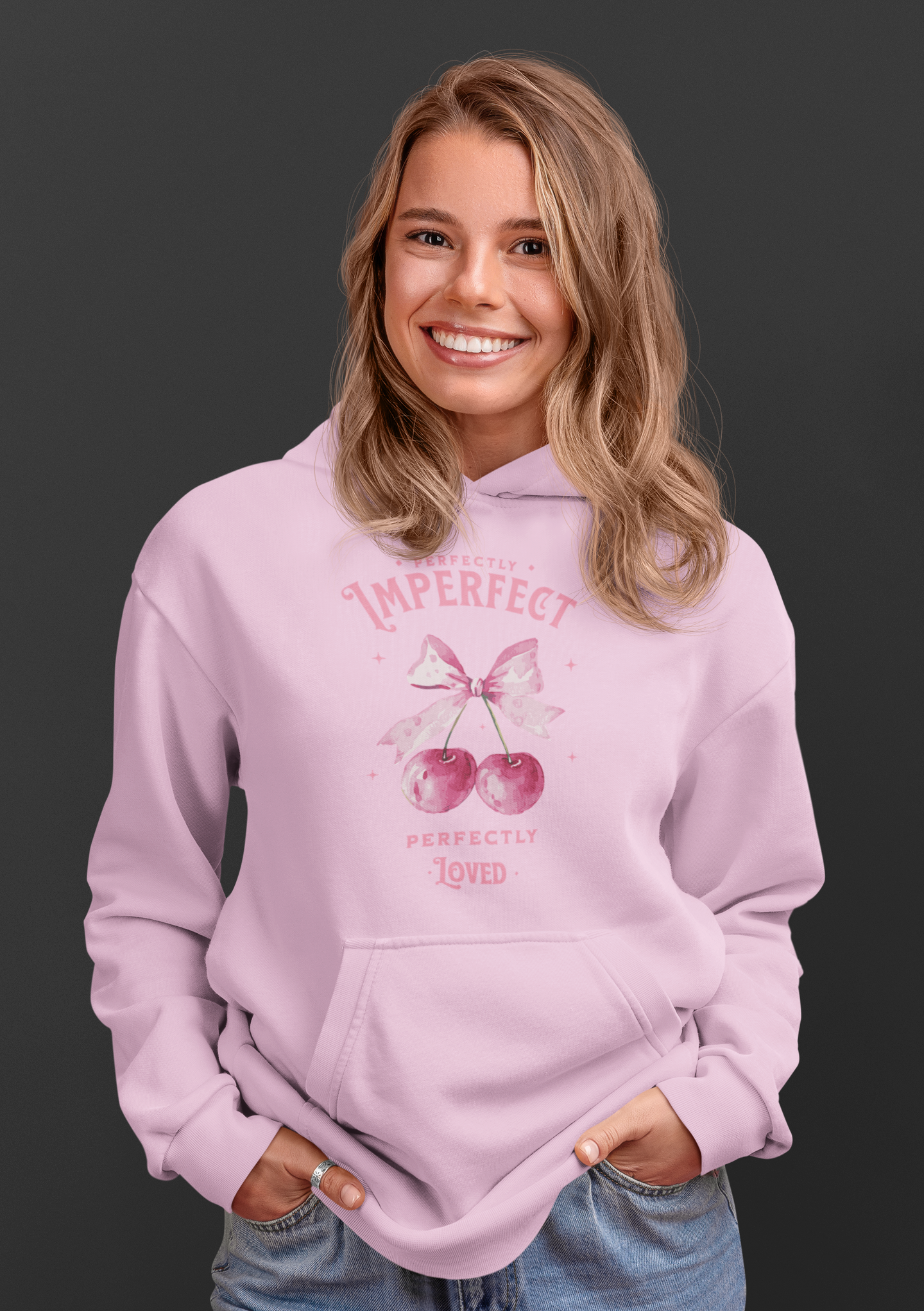 Hoodies for women cherry, cherry aesthetic hoodies for women, cherrie hoodie, Affirmation Hoodie, Gift for women, Christian gift, Warm Spring apparel, Gift for teens, Cozy summer nights