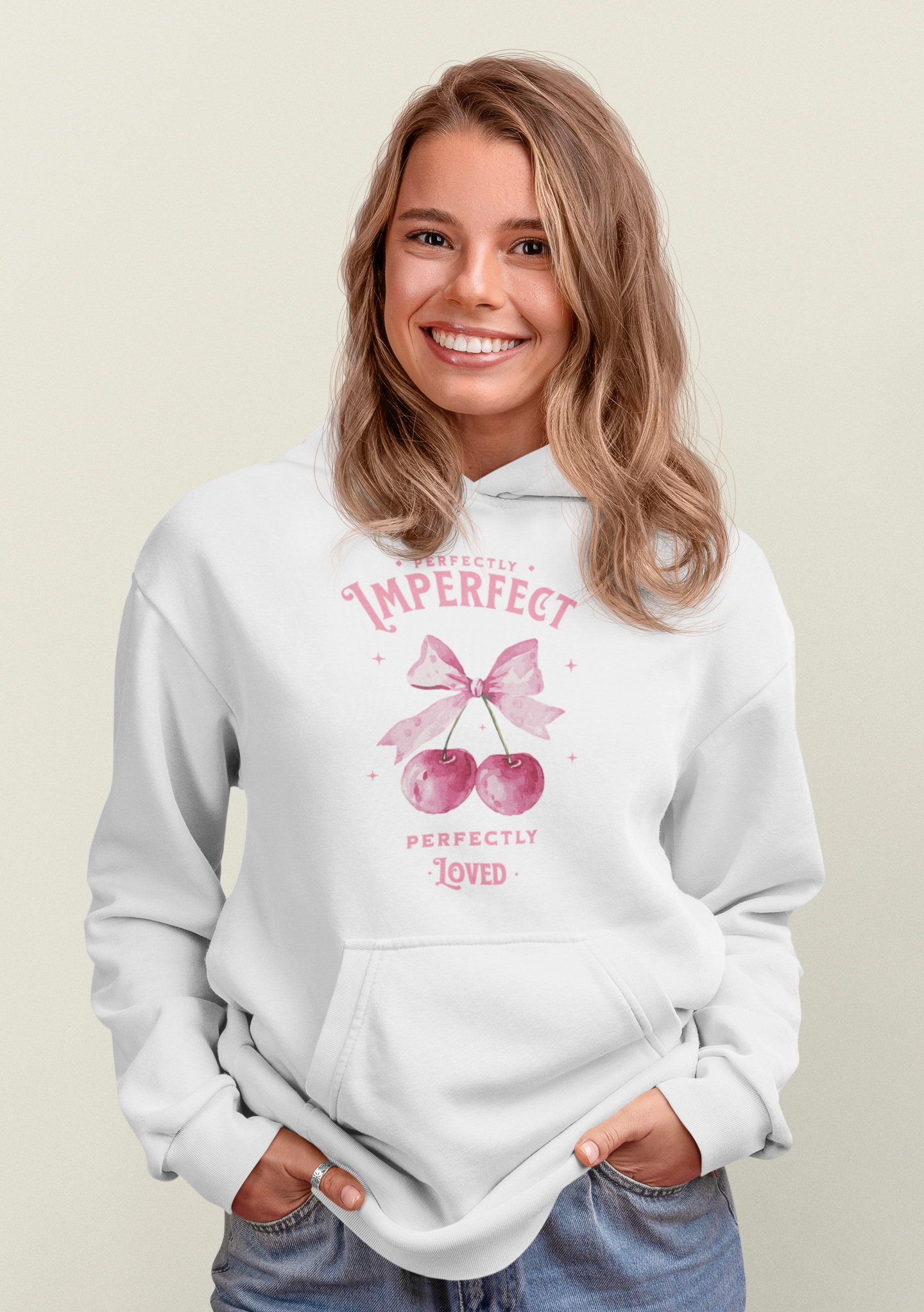Hoodies for women cherry, cherry aesthetic hoodies for women, cherrie hoodie, Affirmation Hoodie, Gift for women, Christian gift, Warm Spring apparel, Gift for teens, Cozy summer nights