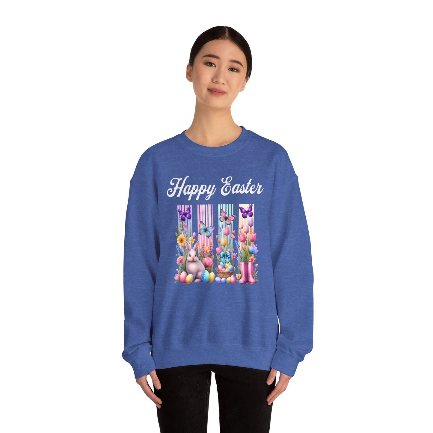 Easter Sweatshirt, Spring Sweatshirt, Bunny Sweatshirt, Spring sweater, Gifts for Her, Easter Celebrations, Spring Fashion, Matching family shirt